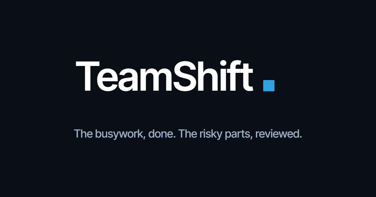 Preview of TeamShift